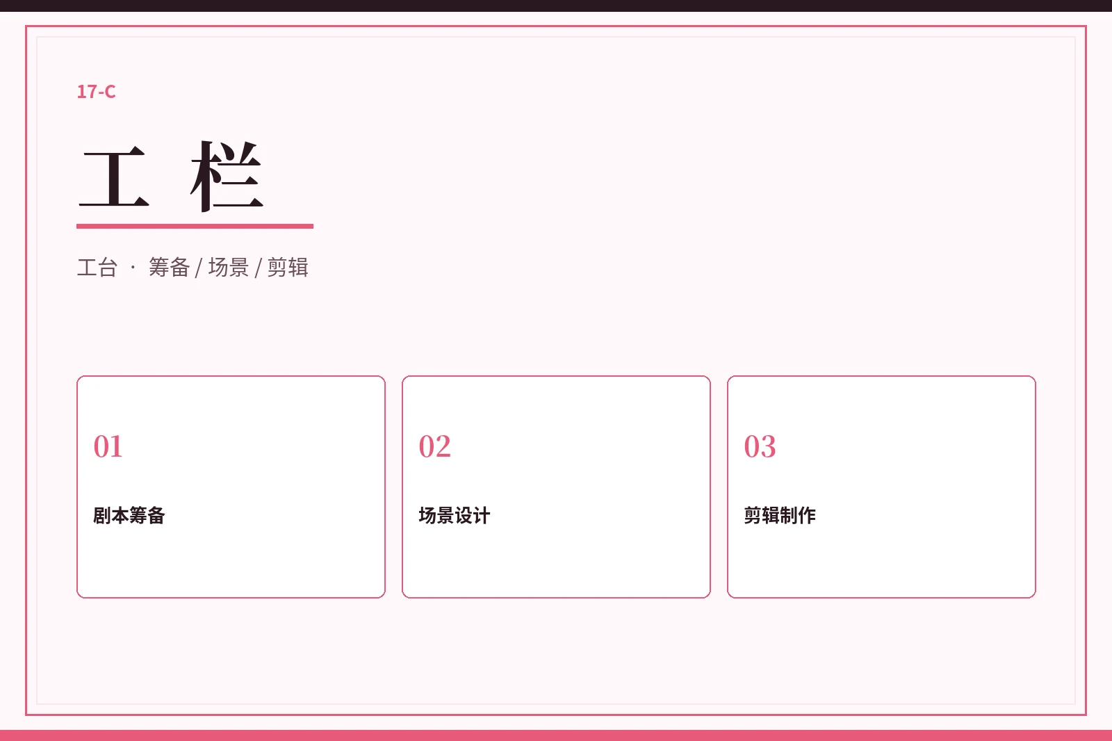 工栏配图
